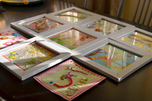 framed monogram return gifts