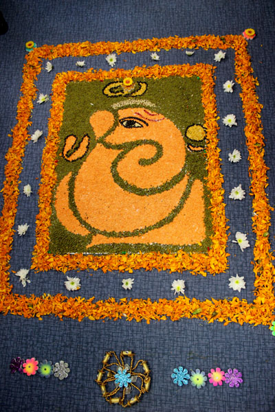 decorative rangoli for diwali