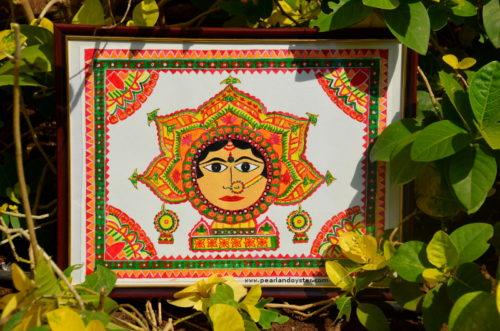 Durga painting - Madhibani Art