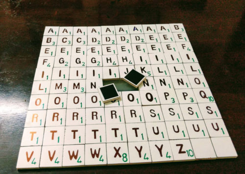 diy magnetic scrabble board