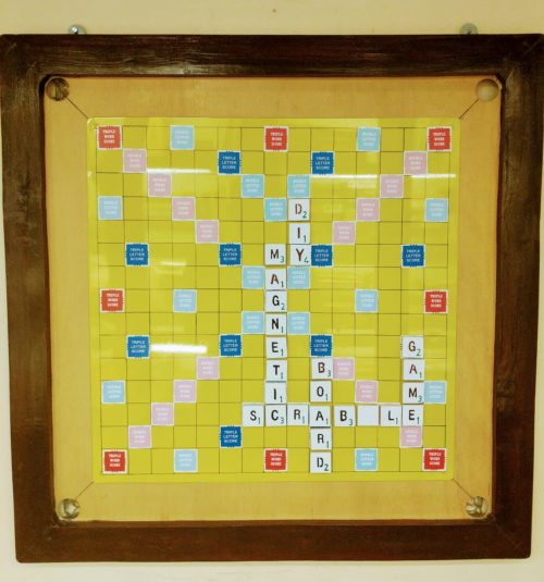 diy magnetic scrabble board