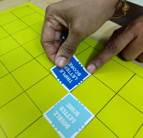 diy magnetic scrabble board