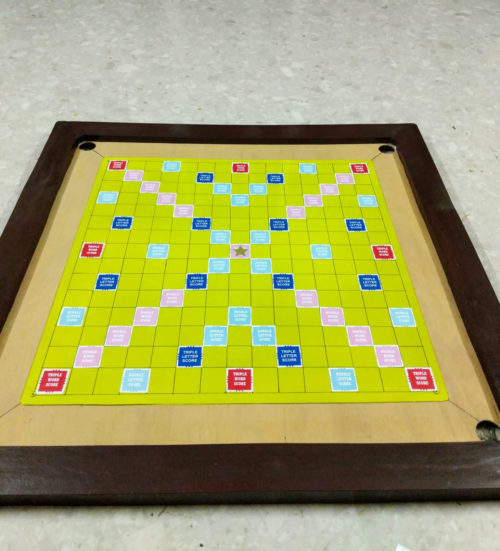 diy magnetic scrabble board